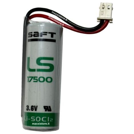 Saft pacco batteria Litio 3,6V 3,6Ah compatibile allarme SAET - LS17500-DX