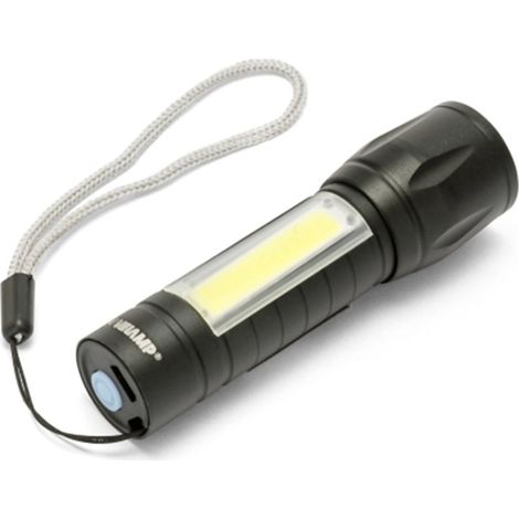 Wiederaufladbare Taschenlampe 120 lumen mit Zoom (1/2)