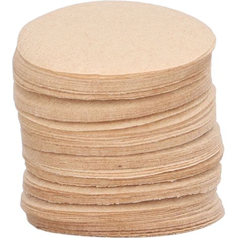 Papier Filtre à Café Jetable 100 Pièces - Filtres Ronds pour Maison, Bureau, Restaurant et Café (1/5)