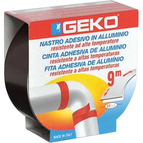 Nastro Adesivo Geko Smoke in Alluminio Col. Marrone 40 x 9 mt
