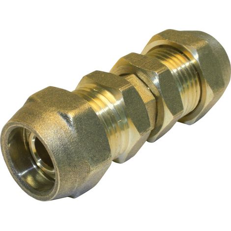 QUICK PLOMBERIE Manchon à compression laiton D.16 pour tube en per