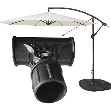 Pièces de rechange pour parasol – pièces de rechange pour parasol – Hauteur réglable – Support de guidon – 1 pièce – Noir (1/5)