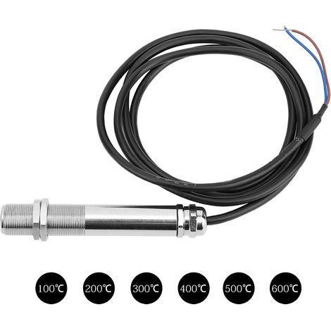 Sonde de capteur de température, accessoire de thermomètre infrarouge fixe, pièces industrielles 12V-24V DC 4-20mA0-300 ℃ (1/5)