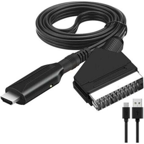 Convertisseur péritel vers Hdmi adaptateur Audio vidéo pour Hdtv/dvd/décodeur/ps3/pal/ntsc Starlight (1/4)