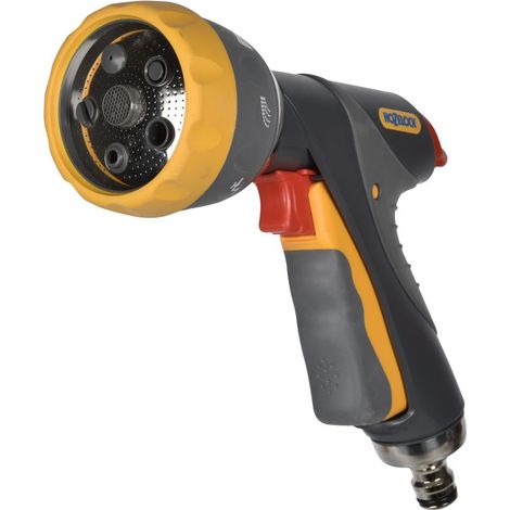 Hozelock 2694 Multi Spray Pro Garden Hose Watering Cleaning Gun Metal 7 Sprays (1/10)