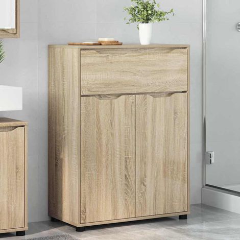 vidaXL Mobile da Bagno con cassetto Rovere Sonoma 72,5 x 36,5 x (1/5)