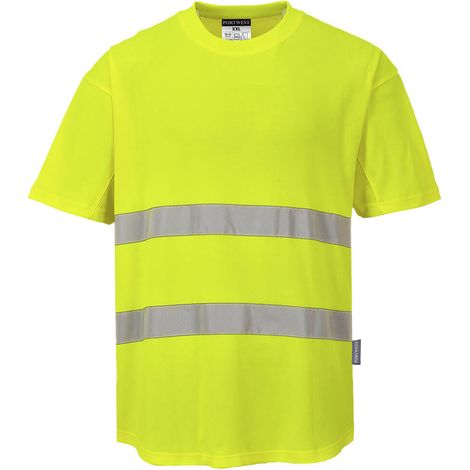Atmungsaktives T-Shirt Farbe: Gelb Größe S - Portwest (1/2)