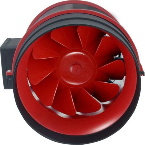 100mm Aérateur Extracteur d'air de Conduit Ventilateur Axial de Gaine 310m³/h (1/3)