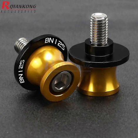 6-mm-Schwingenaufnahmen/Schieberschrauben für Benelli BN125 Leoncino 125/250/500/800 TRK251 TRK502 TRK502X TRK800 (ab 2022) – 6 mm, Gold