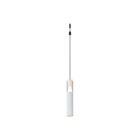 Mantra Suspension LED blanche SPARK 5,6 W 3000 K 635 lm avec détail triangulaire lumineux, kit d'éclairage modulaire 3 suspensions (1/5)