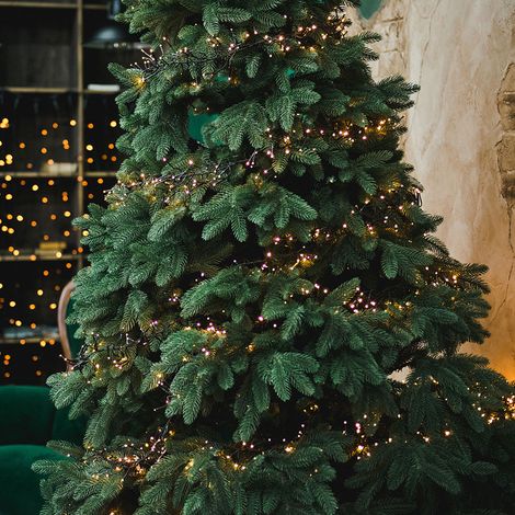 Guirlande lumineuse LED décoration de Noël chaîne lumineuse extérieur jardin lumière balcon décoration, interrupteur 8 fonctions, 200x 0,06W 3Lm, 2x L 995 cm (1/5)