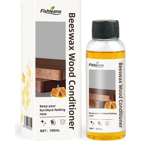 FISHLEANO Holz-Bienenwachs-Bodenwachs: Verleiht Massivholz-Verbundböden Glanz und Politur und ist resistent gegen Schmutz und Unebenheiten. (1/5)