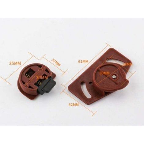 Set di 8 coppie di rulli silenziosi per porte e armadi scorrevoli. (1/3)