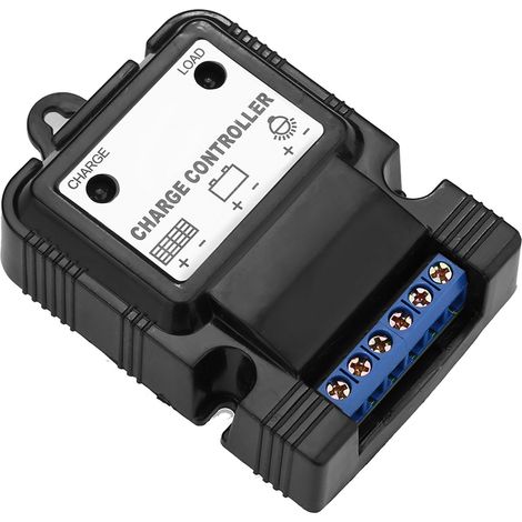 Contrôleur-régulateur de chargeur solaire portable PWM 6V/12V 3A avec indicateur LED (neuf) (1/5)