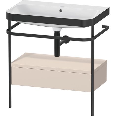 Duravit Happy D.2 Plus c-bonded Set avec console métallique et