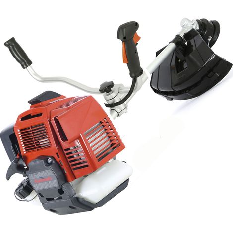 Kawasaki Power Tools – Débroussailleuse thermique 53,22 cc – Moteur 2,7 HP – Double poignée pour terrains en pente – Tête Tap'n go – Poids 8 kg