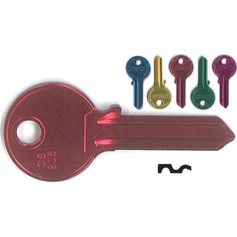 Chiavi per cilindri cisa 5 spine grandi cs206u - cs206u ultralite 5 colori assortiti