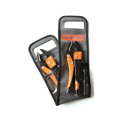 Kit Mains Libres - Pinces Etaux + Supports Hk-Set4-89 Grip-On