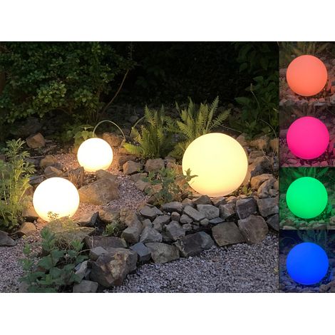 Solarkugeln für den Garten mit Fernbedienung & Farbwechsel im 3er SET (1/5)