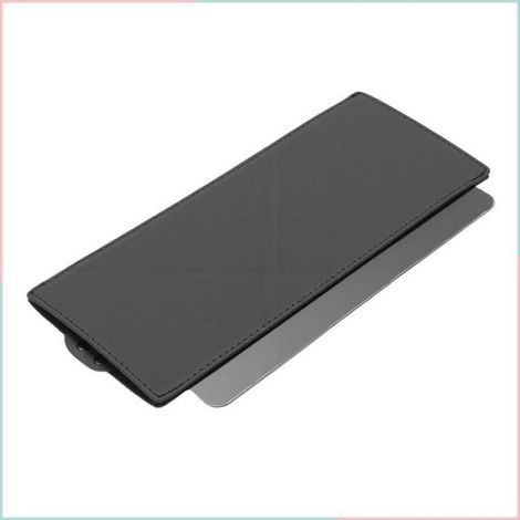 Extension Pare-soleil - Réglable - Anti-éblouissement - Pour Voiture - Universel Gauche Et Droite - Cuir Gris - 1 Pièce (1/4)