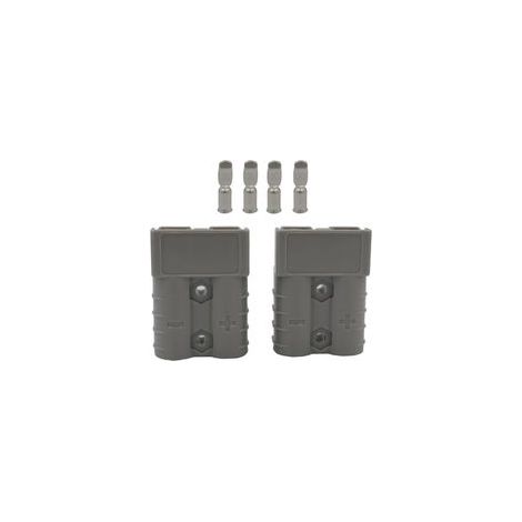 Conector Anderson para cargador y alimentación par masculino y femenino AMH 50A 600V