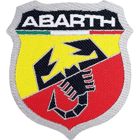 Sticker Patch Logo Abarth - Modello: SCUDETTO - Dimensione: 48 x 51 MM