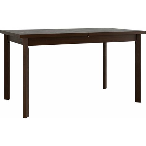 Mesa Victorville 106, Nuez, 76x92x160cm, Alargamiento, Aglomerado laminado, Madera
