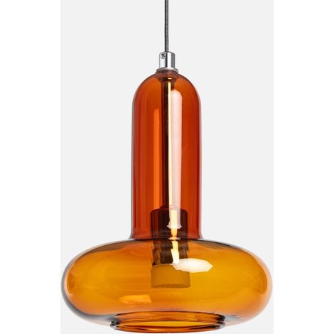 Lampada a sospensione LED in vetro, Ø15cm