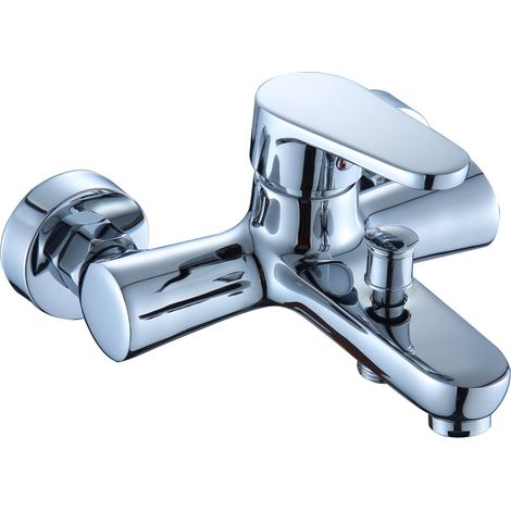 Robinet mitigeur de baignoire/bain chromé (1/2)