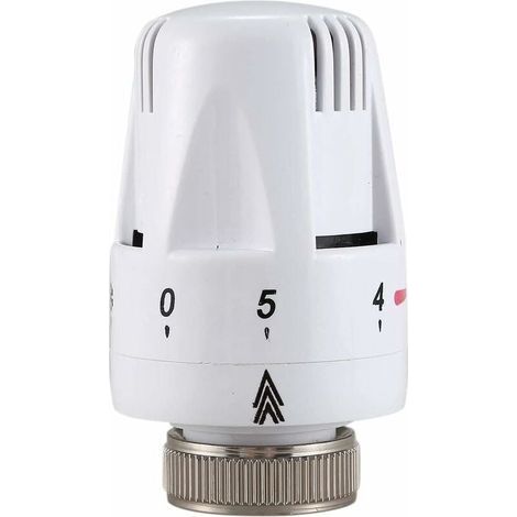 Vanne de radiateur thermostatique en laiton de 1/2" - Type droite DN15 - Contrôle automatique de la température - Chauffage au sol(DN15) (1/4)