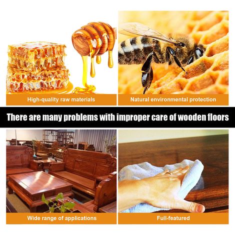 Spray d'entretien à la cire d'abeille naturelle (60 ml) pour meubles et parquets. (1/5)