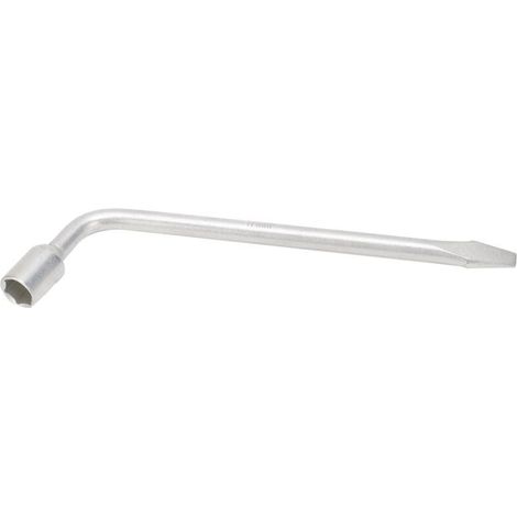 01 02 015 Clé à écrou de Roue de Secours de Voiture, Outil de réparation de Douille à extrémité Fendue Large Application en Acier de qualité supérieure Artisanat Exquis pour la réparation de(17mm) (1/4)
