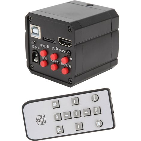 Caméra microscope 37MP 2K, HDMI USB, vidéo industrielle électronique, prise UE 100-240V, haute définition (1/5)