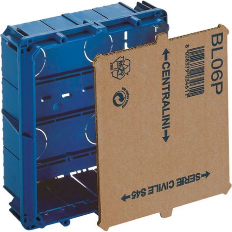 Ave scatola da incasso multifunzione con paramalta 192x168x73 bl06p