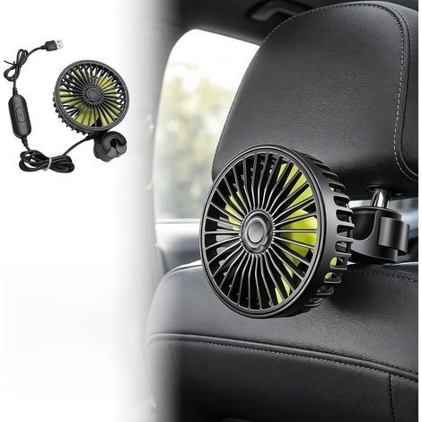 Générique Ventilateur Voiture Climatiseur Clim Portable (1/5)