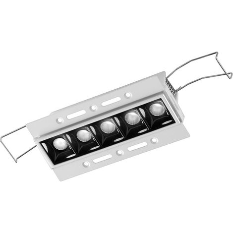 Faretto incasso nero alluminio gea led gfa1130c led 3000k 800lm moderno led integrato