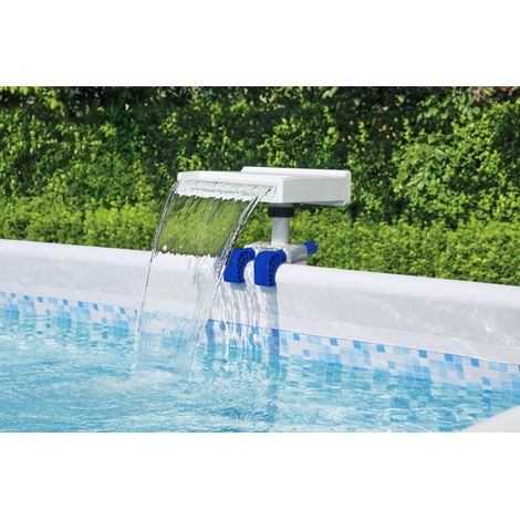 Cascata Flowclear per piscina con luci a LED rilassante massaggio Bestway 58619 (1/5)