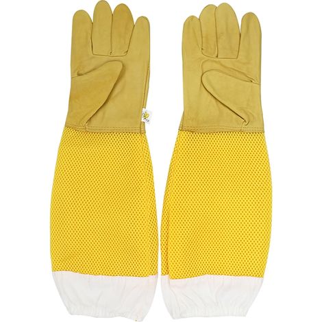 Belüftete Imkerhandschuhe, Bienenschutz, Größe XL, 1 Paar