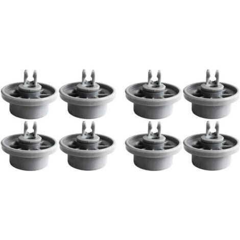 8 Roulette pour Lave Vaisselle Siemens Bosch Siemens Neff 165314 Roues Panier Inférieur Universel