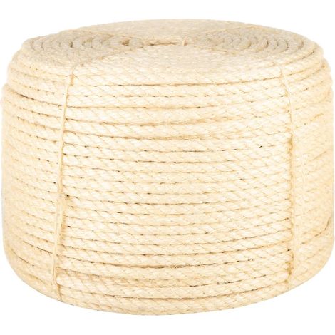 vidaXL Corde 100 % sisal 12 mm 25 m