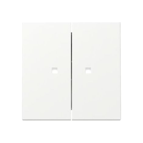GIRA 363127 INTERRUPTEUR À BASCULE DOUBLE AVEC FENÊTRE DE CONTRÔLE STANDARD 55 BLANC PUR/BRILLANT