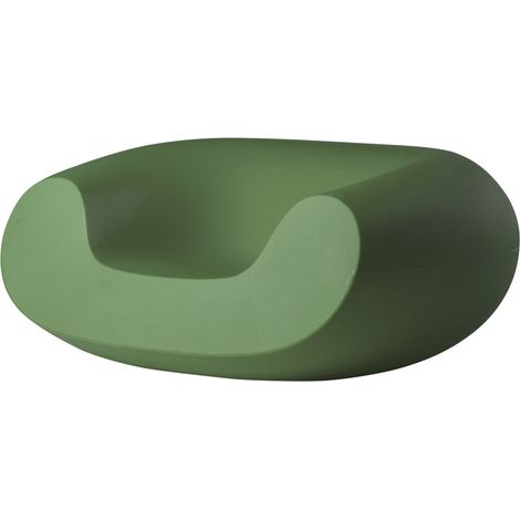 Chubby Verde malva originale slide di design per giardino esterno interno colorata moderna polietilene made in Italy sedia seduta poltrona (1/2)