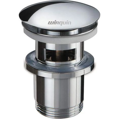 Desagüe de lavabo Quick-clac, 75 mm, con rebosadero (1/4)