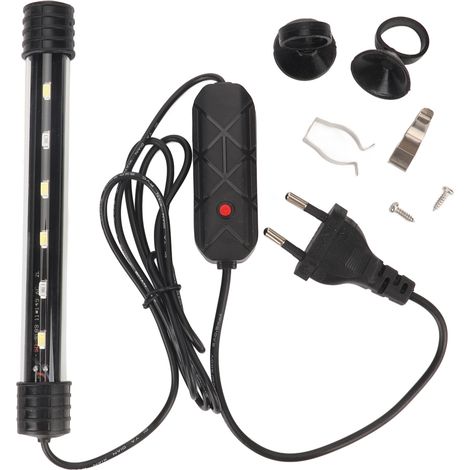 Lumière LED d'aquarium haute luminosité Submersible bleu blanc lampe d'aquarium pour le paysage (1/5)