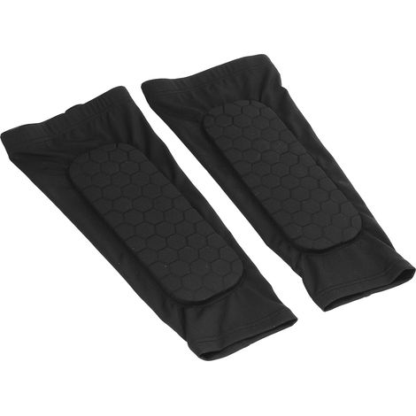 Paire de protège-mollets de compression pour les tibias, en fibre de polyuréthane à séchage rapide, motif alvéolé, réduisant les gonflements musculaires, pour la course à pied et le cyclisme, taille L (1/5)