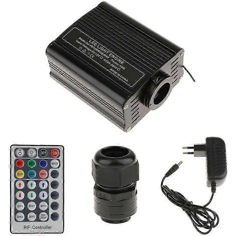LED-Lichtwellenleiter-Treibermotor 16W RGBW Lichtquelle Dekorative Beleuchtung - EU-Stecker Version 0609 5 (1/5)