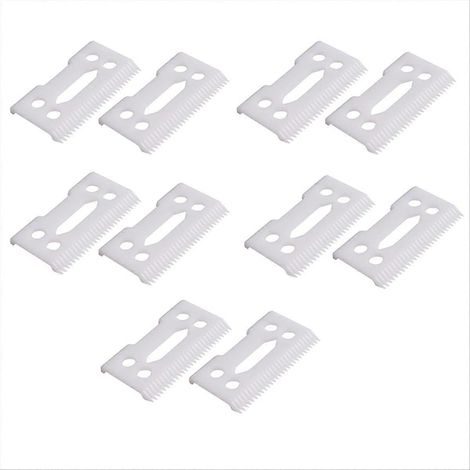 Packung mit 10 Ersatzklingen aus Zirkonoxidkeramik mit 28 Zähnen für Senior-Haarschneidemaschinen (1/5)