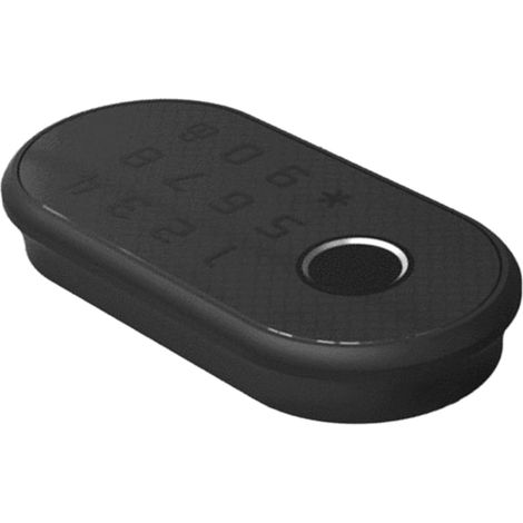Serrure biométrique électronique à clavier pour tiroirs et armoires à une porte, avec empreinte digitale et mot de passe. Convient aux bureaux, aux domiciles et aux banques.
