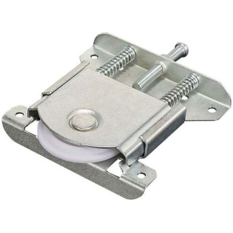 Ensemble de 2 roulettes de porte coulissante de garde-robe, pièces de porte coulissante de porte de garde-robe de meuble, roues, rouleaux