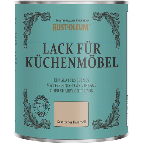 Rust-Oleum Lack für Küchenmöbel 750 ml gesalzenes karamell Lack